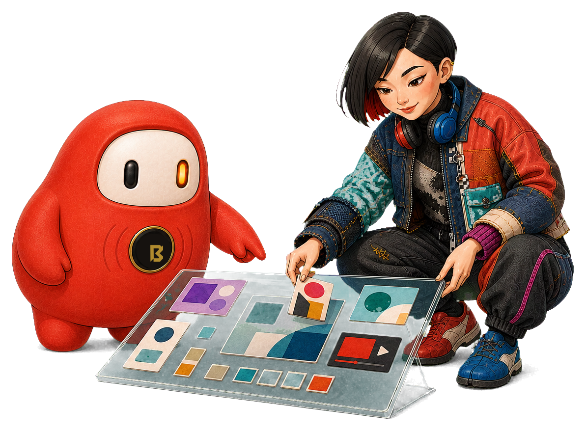 相談内容を制作ボードで整理するMIKATAとTOMOO